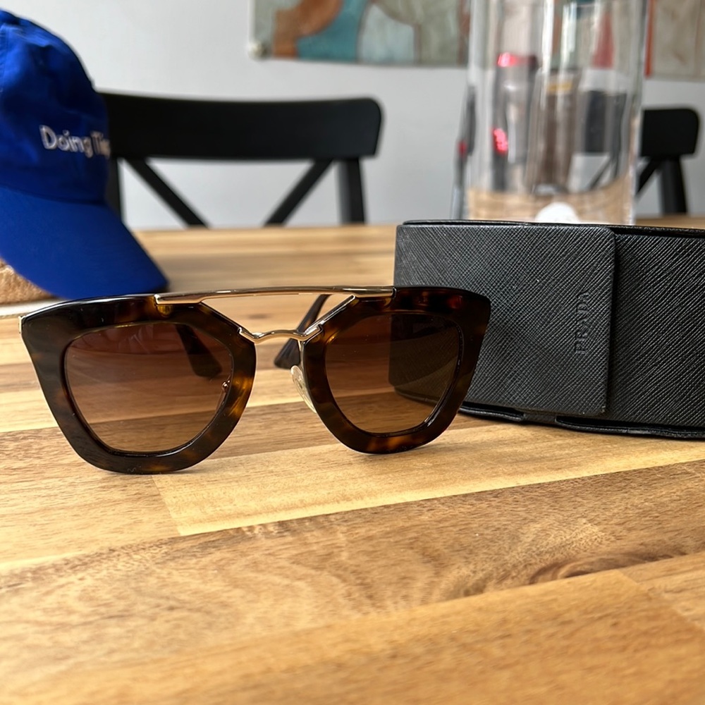 Prada Aviator Gradient Sunglasses